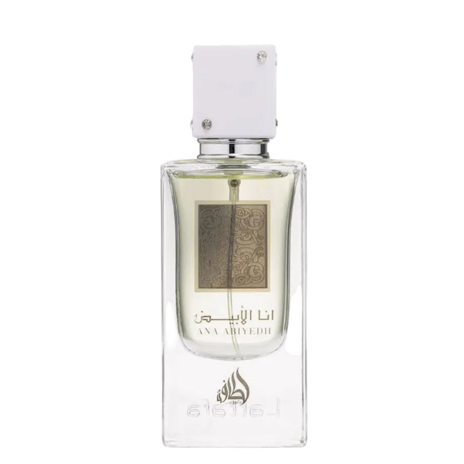 Lattafa Ana Abiyedh Eau de Parfum 60ml musk fragrance bottle