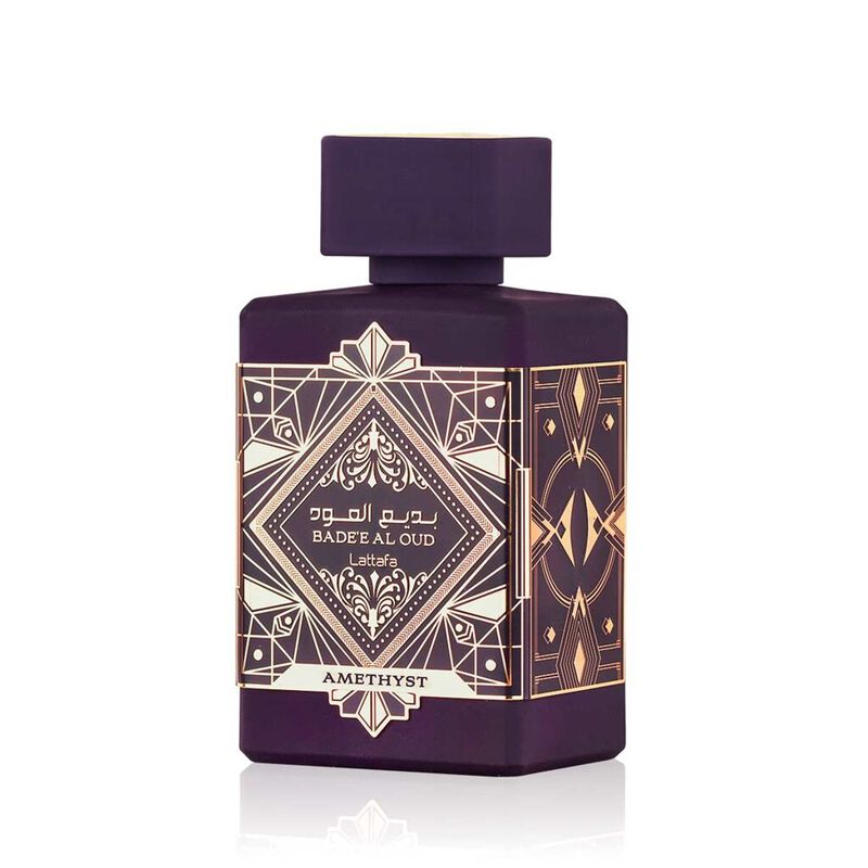 Lattafa Badee Al Oud Amethyst Eau de Parfum 100ml bottle