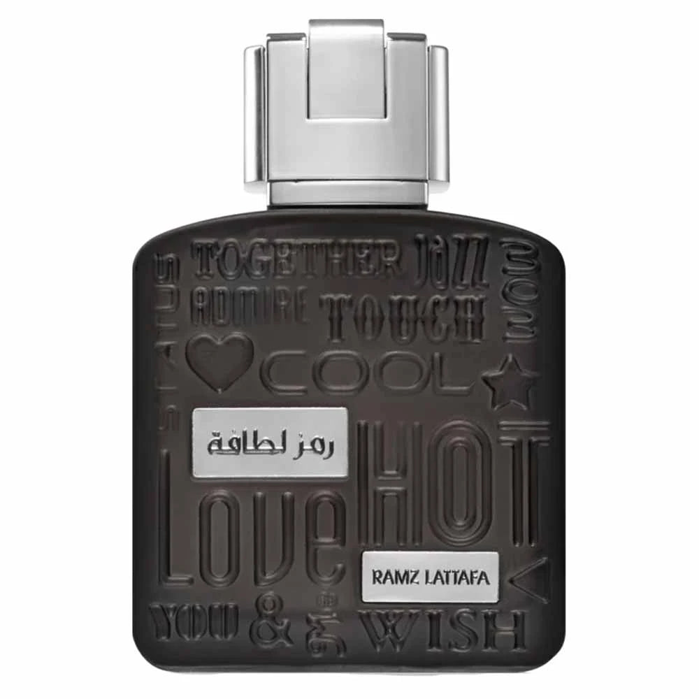 Lattafa Ramz Silver Eau de Parfum 100ml bottle