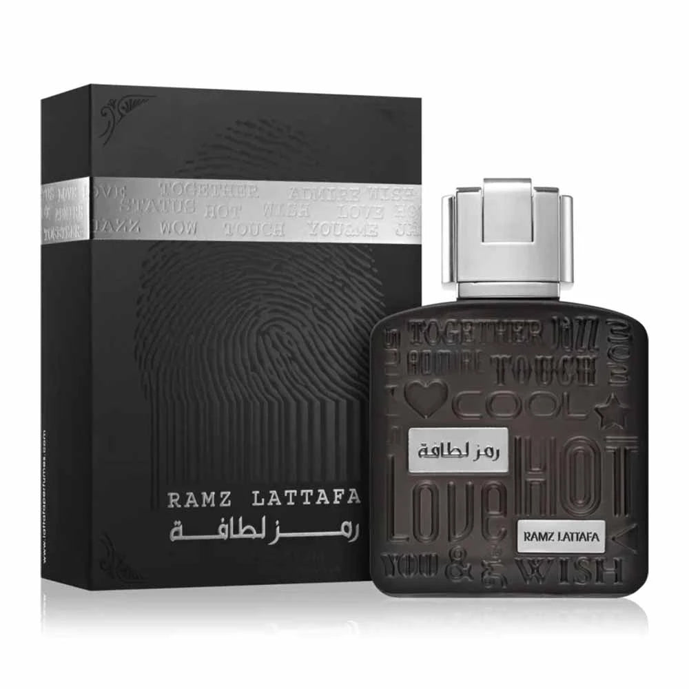 Lattafa Ramz Silver Eau de Parfum 100ml bottle