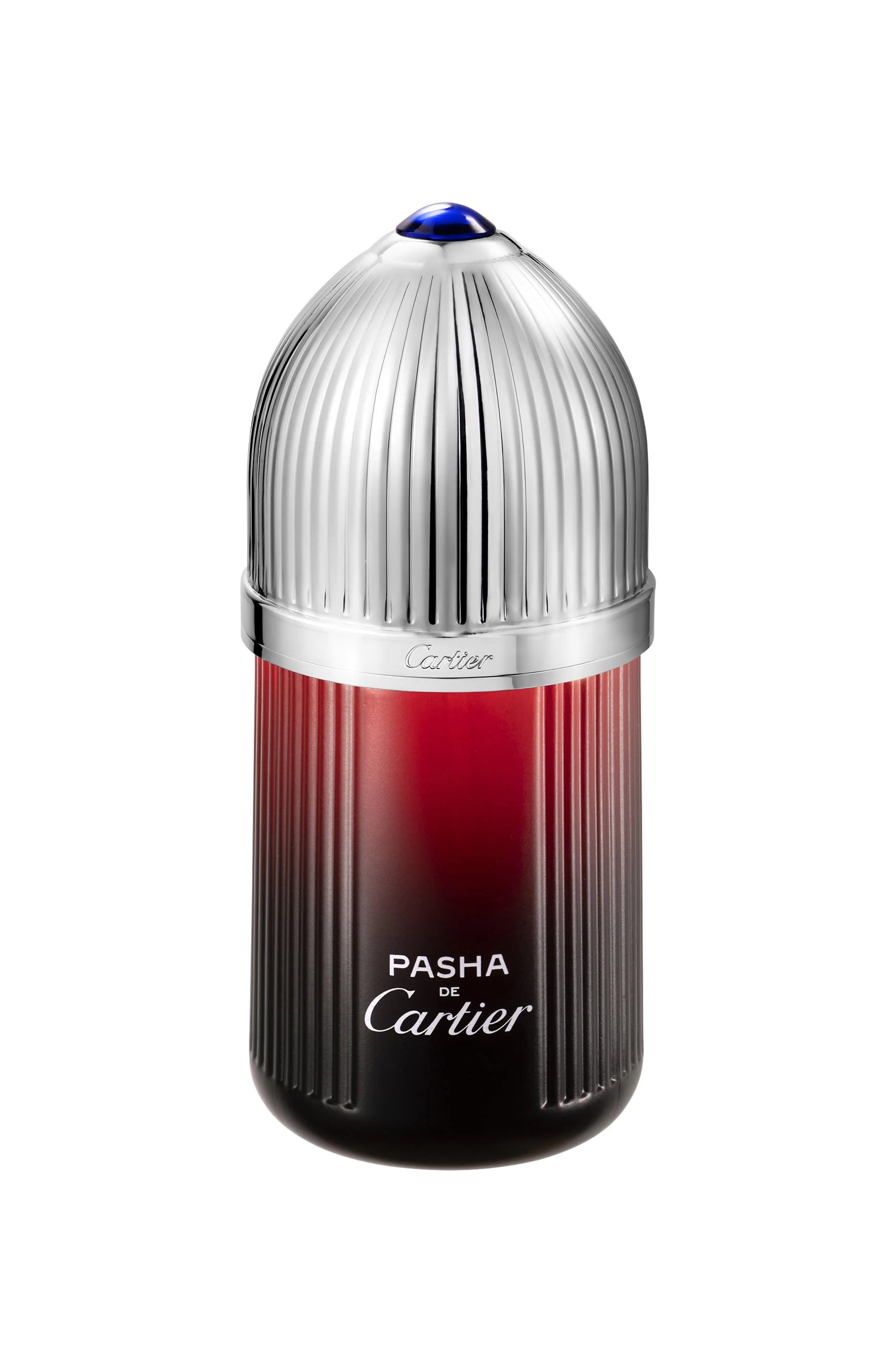 Pasha de Cartier Édition Noire Sport Eau de Toilette 100ml bottle in matte black glass with silver stopper