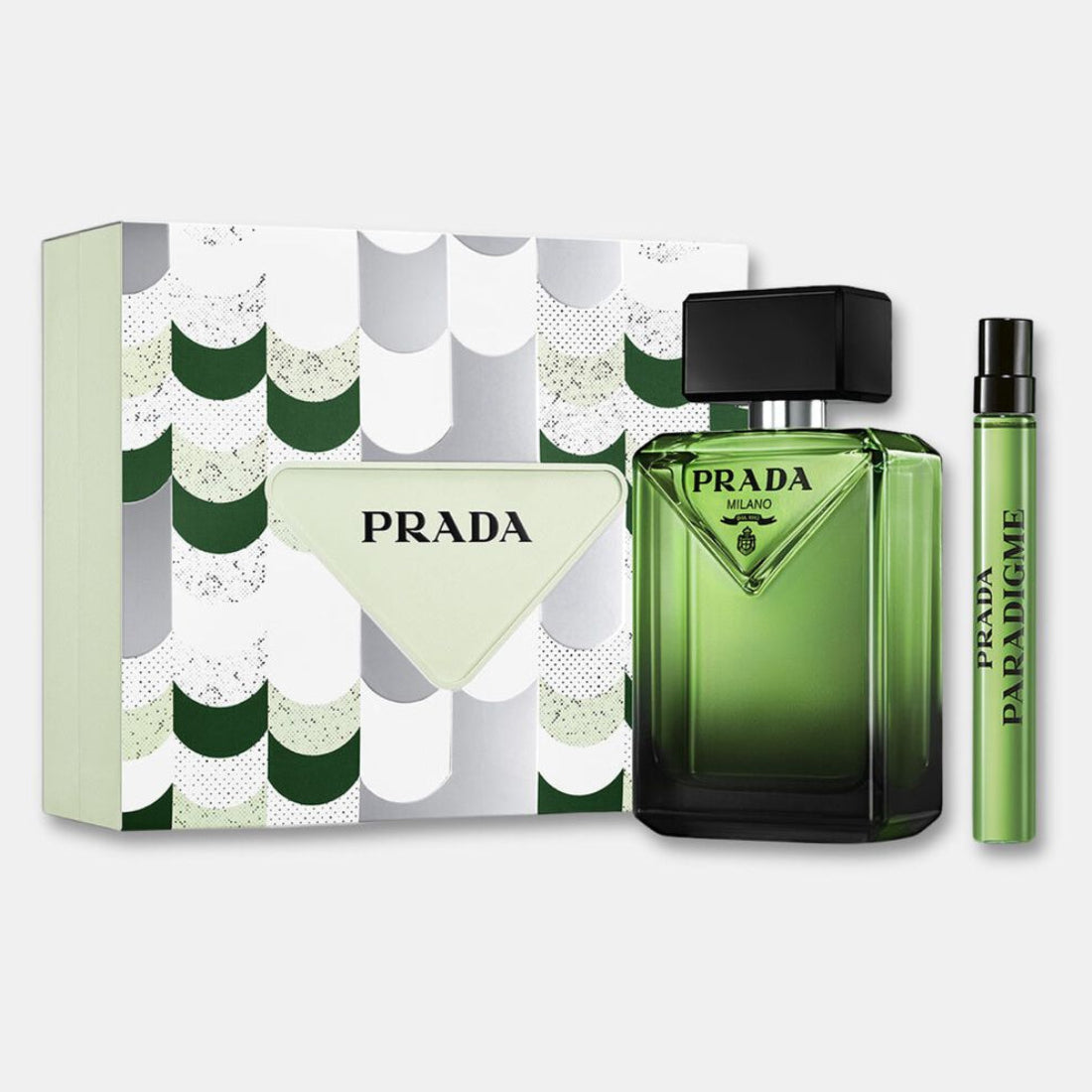 Prada Paradigm Men Eau de Parfum 100ml bottle with 10ml travel spray