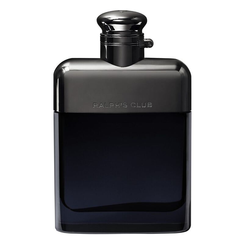 Ralph Lauren Ralph's Club Eau de Parfum 100ml in the iconic sleek gunmetal flask with hinge cap and Ralph's Club monogram detail