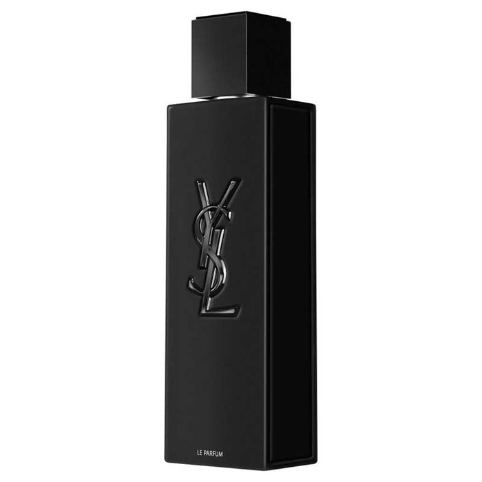 YSL MYSLF Le Parfum refillable 100ml bottle in matte black glass with gunmetal accents