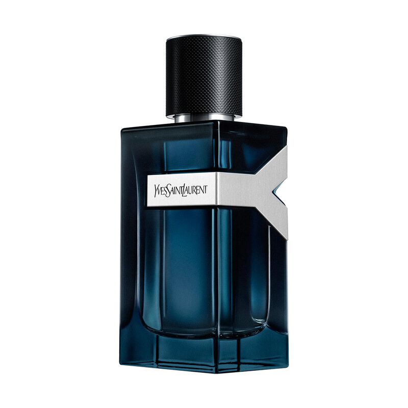 Yves Saint Laurent perfume bottle on a white background