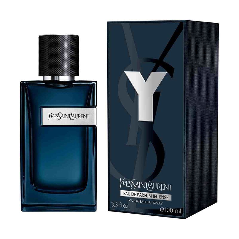 Yves Saint Laurent Eau de Parfum Intense bottle and packaging on a white background